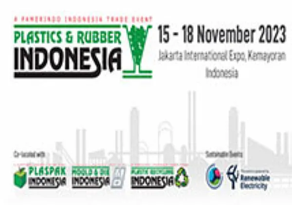في الفترة من 15 نوفمبر إلى نوفمبر سوف يقابلك تيديريك الثامن عشر في معرض البلاستيك والمطاط في إندونيسيا